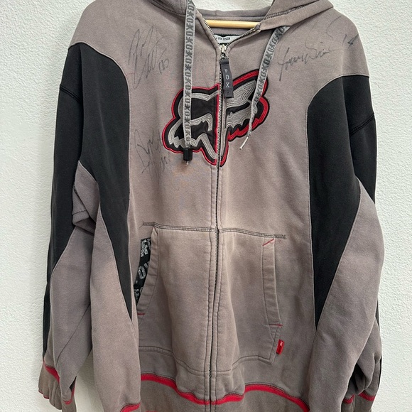 Fox Racing Signed Faded Hoodie